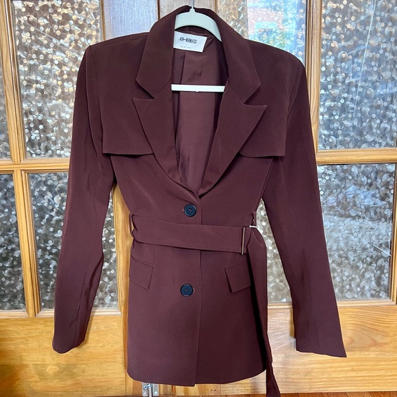 4th & Reckless Elita Belted Blazer - Picture 2 of 3